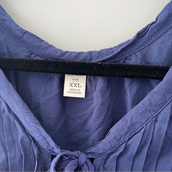 Old Navy Navy Blue Shift Dress V Neck Long Sleeve Size XXL - Picture 3 of 5